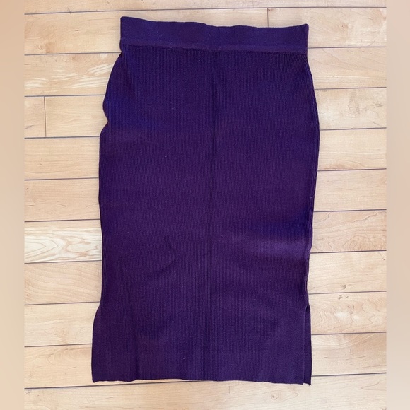 Purple Pencil Skirt - Picture 3 of 5
